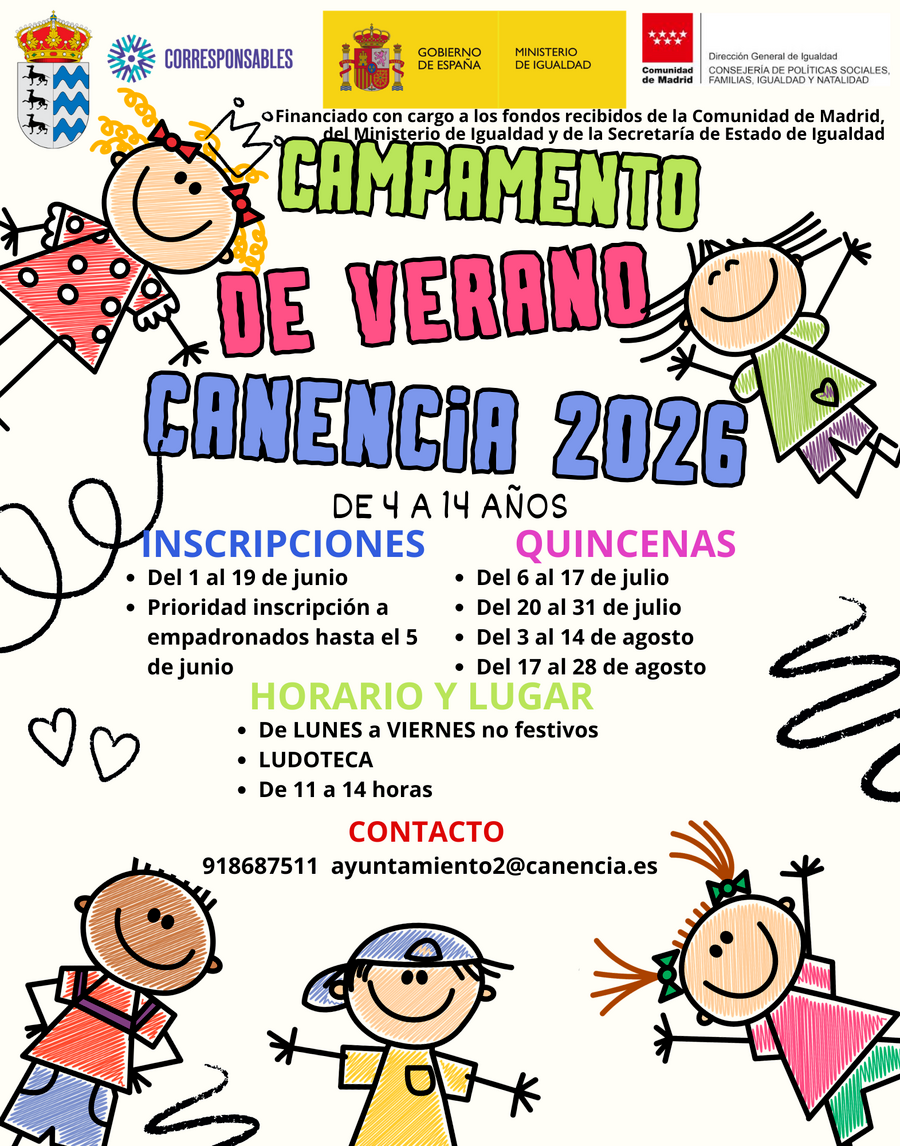 Campamento verano Canencia 2026