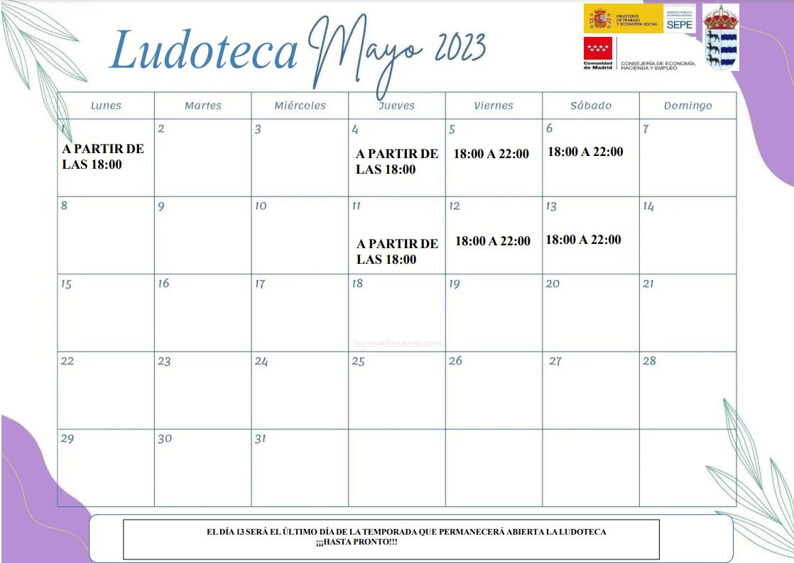 LUDOTECA CANENCIA MAYO 23