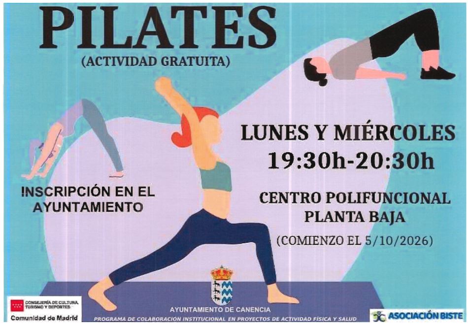 Pilates Canencia 2026 27