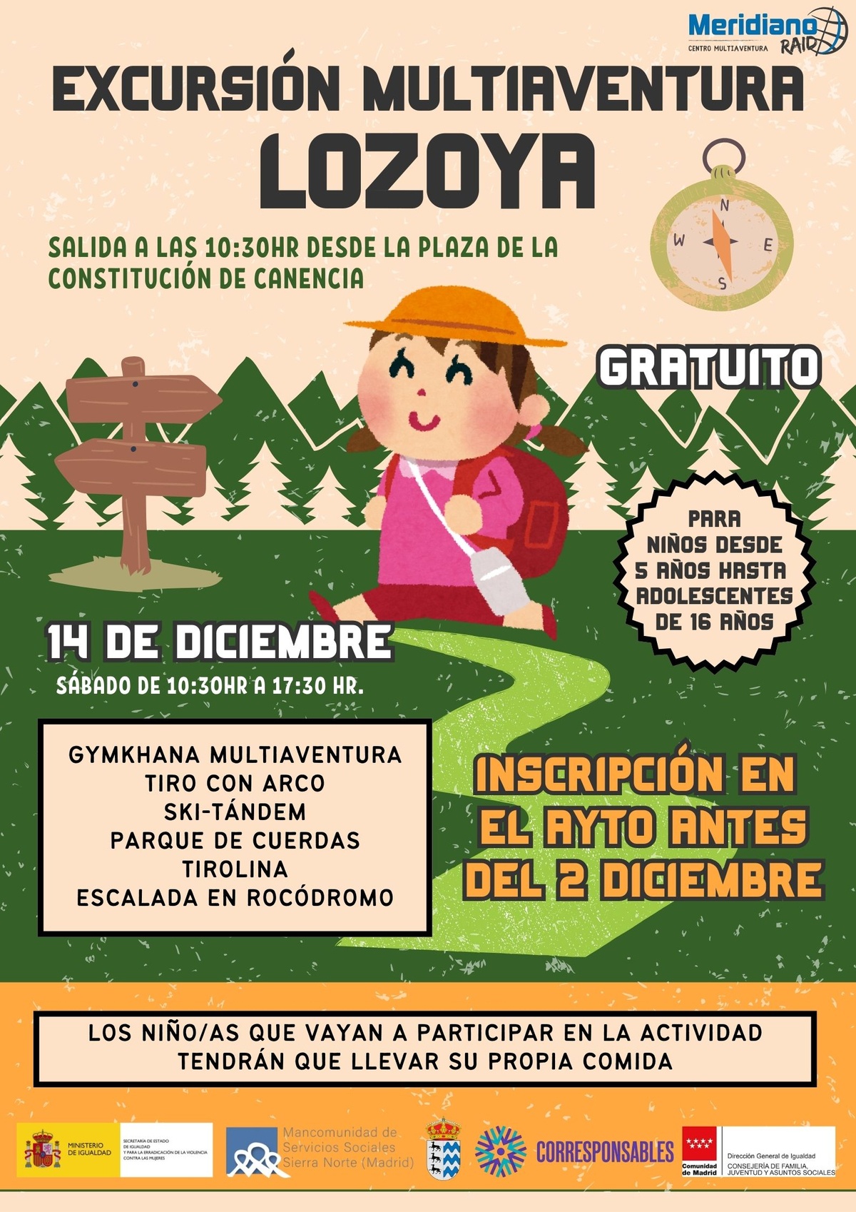 Excursion multiaventura Lozoya